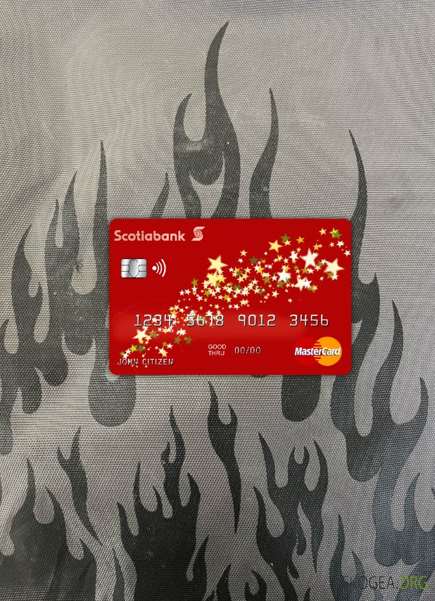 Bahamas Scotia Bank Mastercard photolook recto